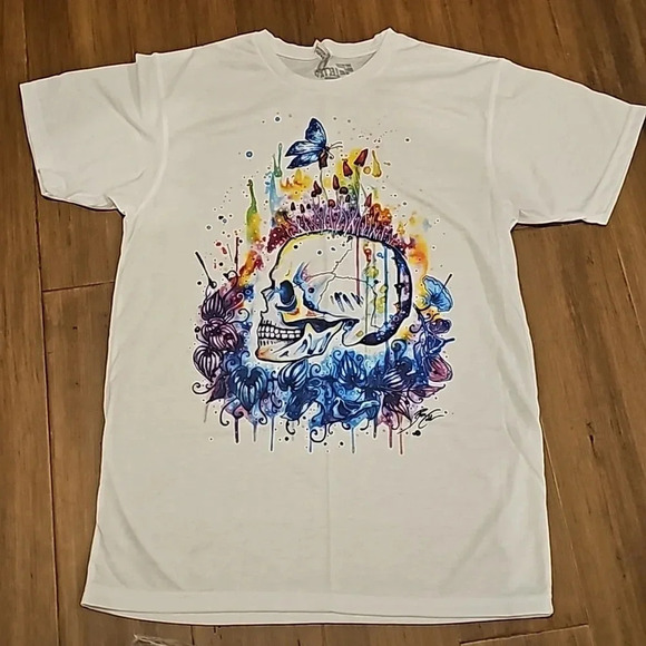 Fungal skull tshirt - Picture 2 of 2